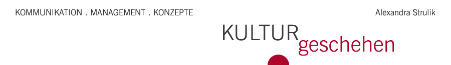 KULTURgeschehen - Alexandra Strulik